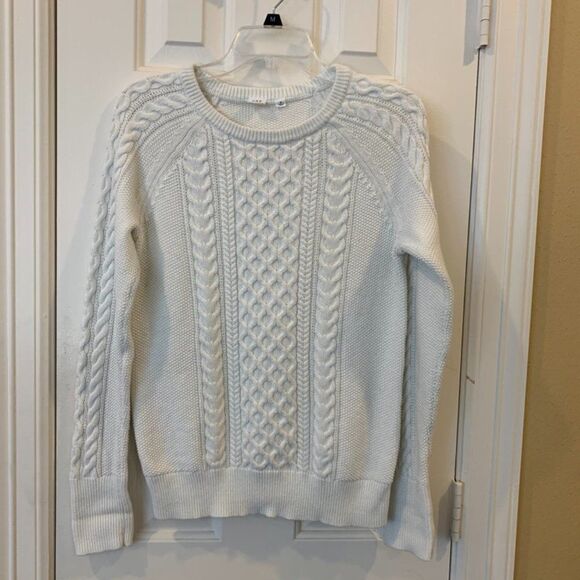 GAP Heavy Knit White Sweater - Picture 1 of 5